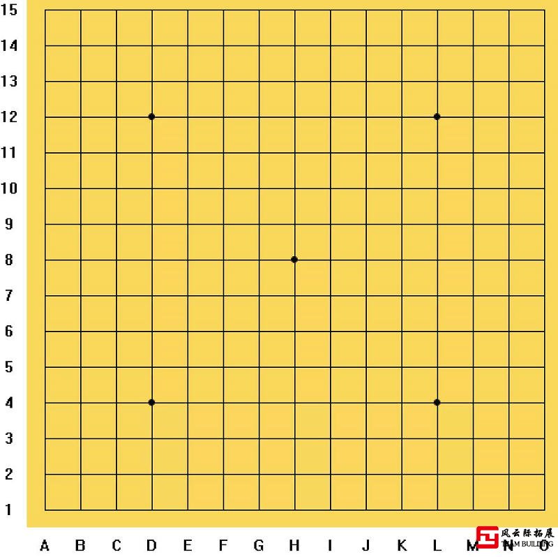 五子棋的標準棋盤